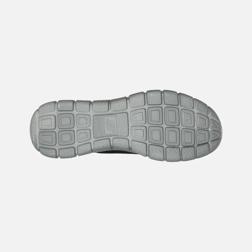 Skechers Broader Wide Fit Men's Running Shoes -Black/Charcoal asphalt - road - runner Event