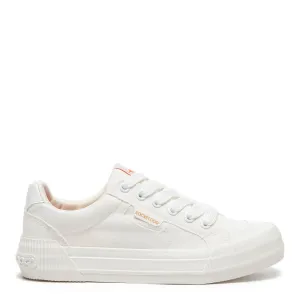Style focused Cross Town Cheery White Sneaker