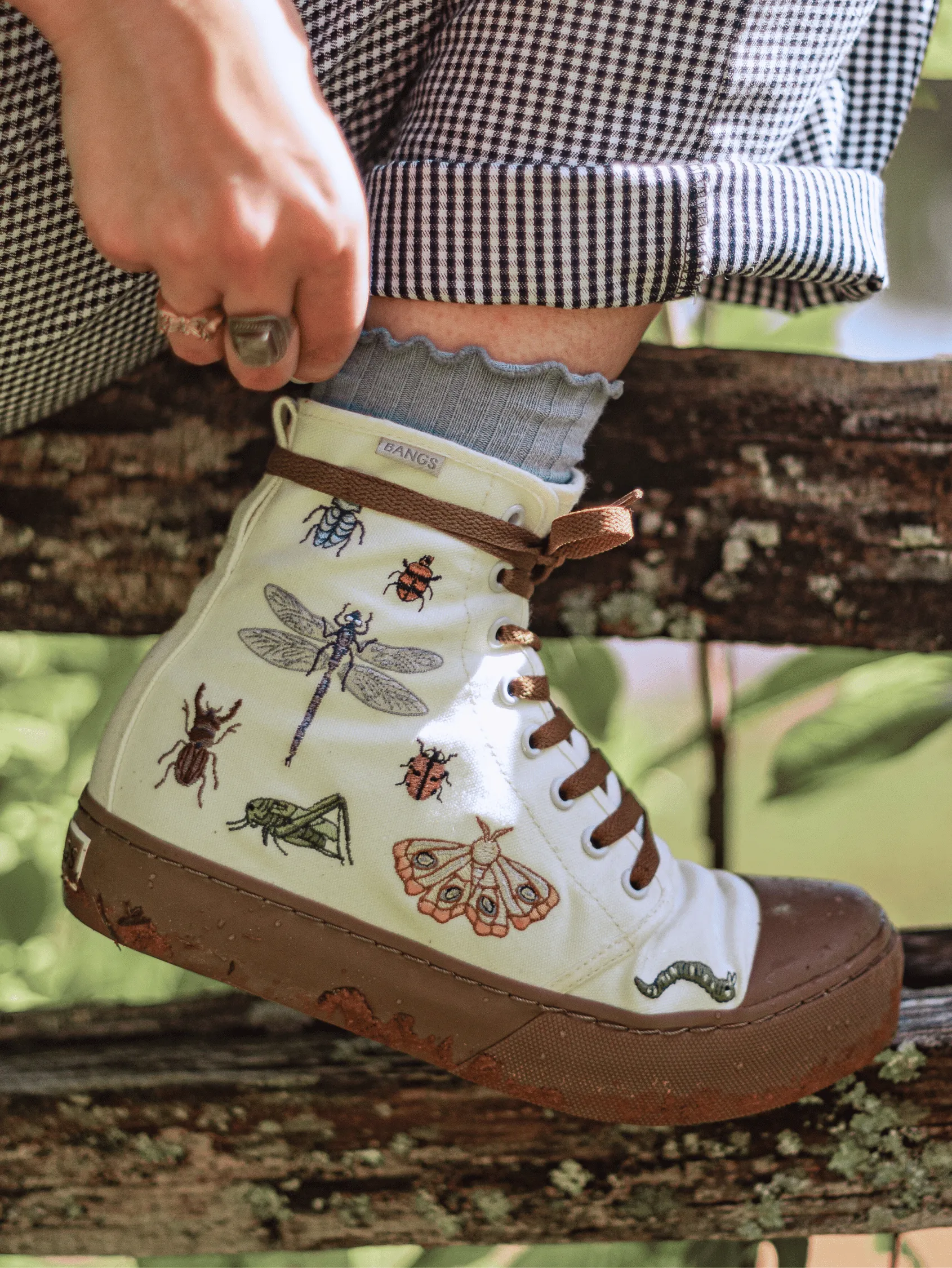 Cool Streetwear Backyard Bug Platform High Top