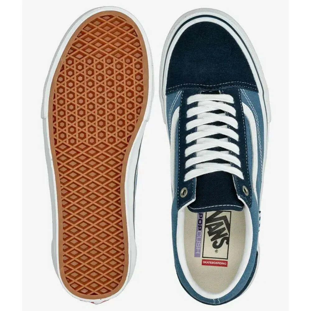 Vans - Skate Old Skool Shoes Navy/White Casual Low Cushion