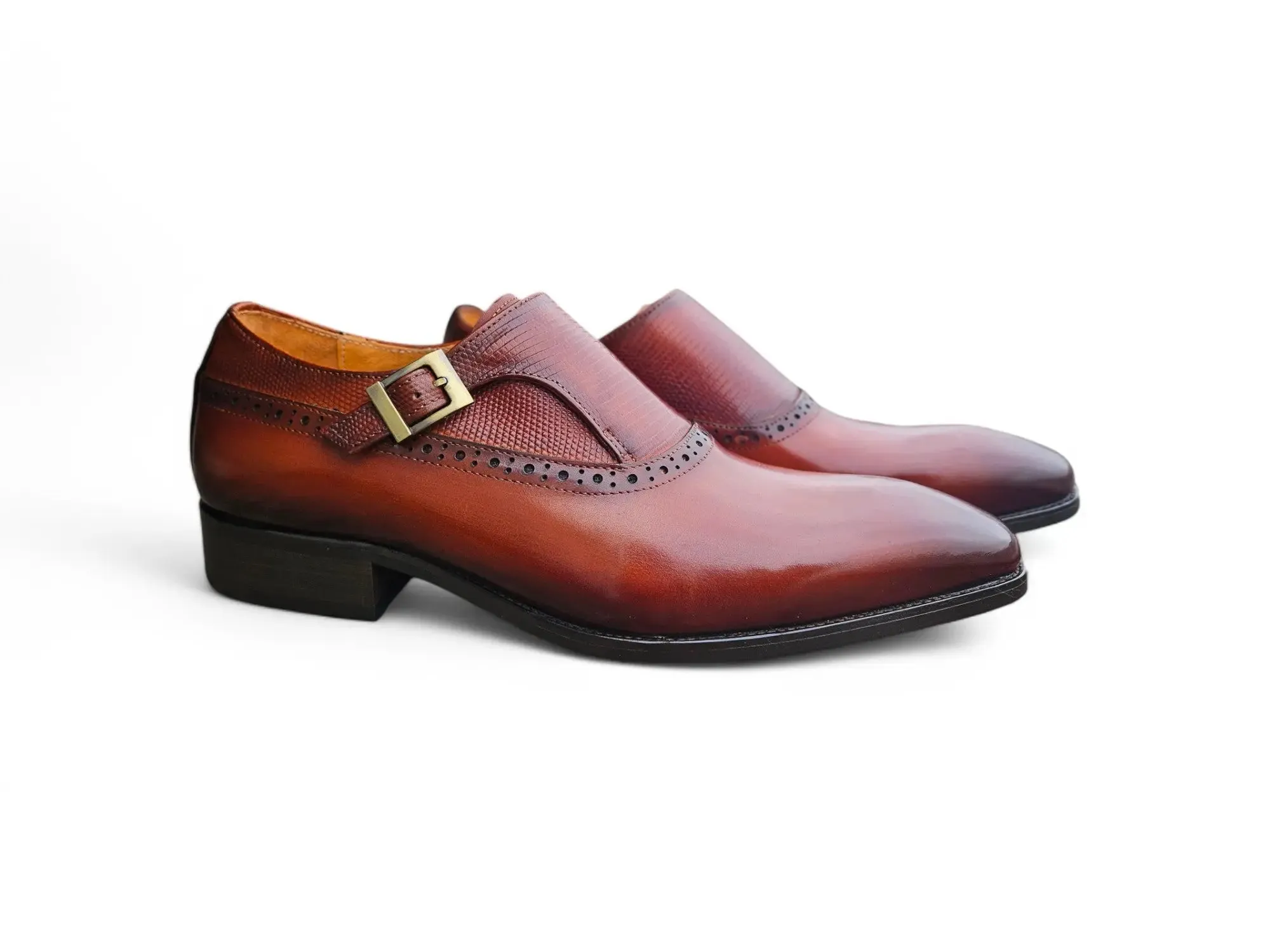 Plain Toe Single Monk Loafer Stand Shade Spring Collection