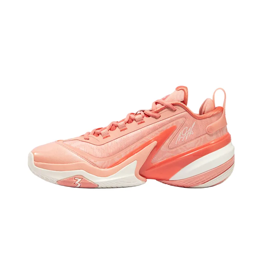 Aaron Gordon - AG V: Bleached Coral/Grapefruit Comfort Fit Socks Responsive Forefoot Flex