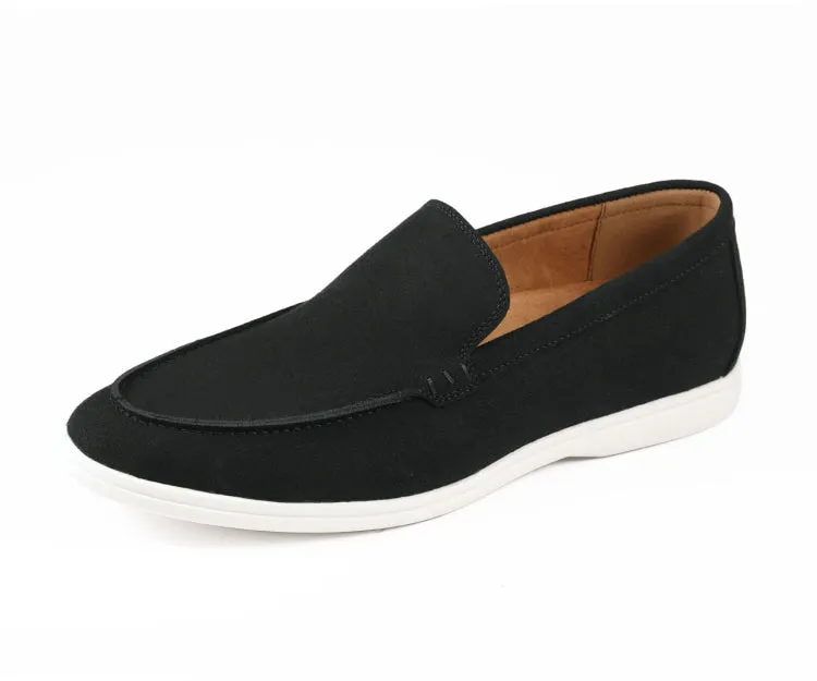 Deniz Black Stylish Walking Shoes