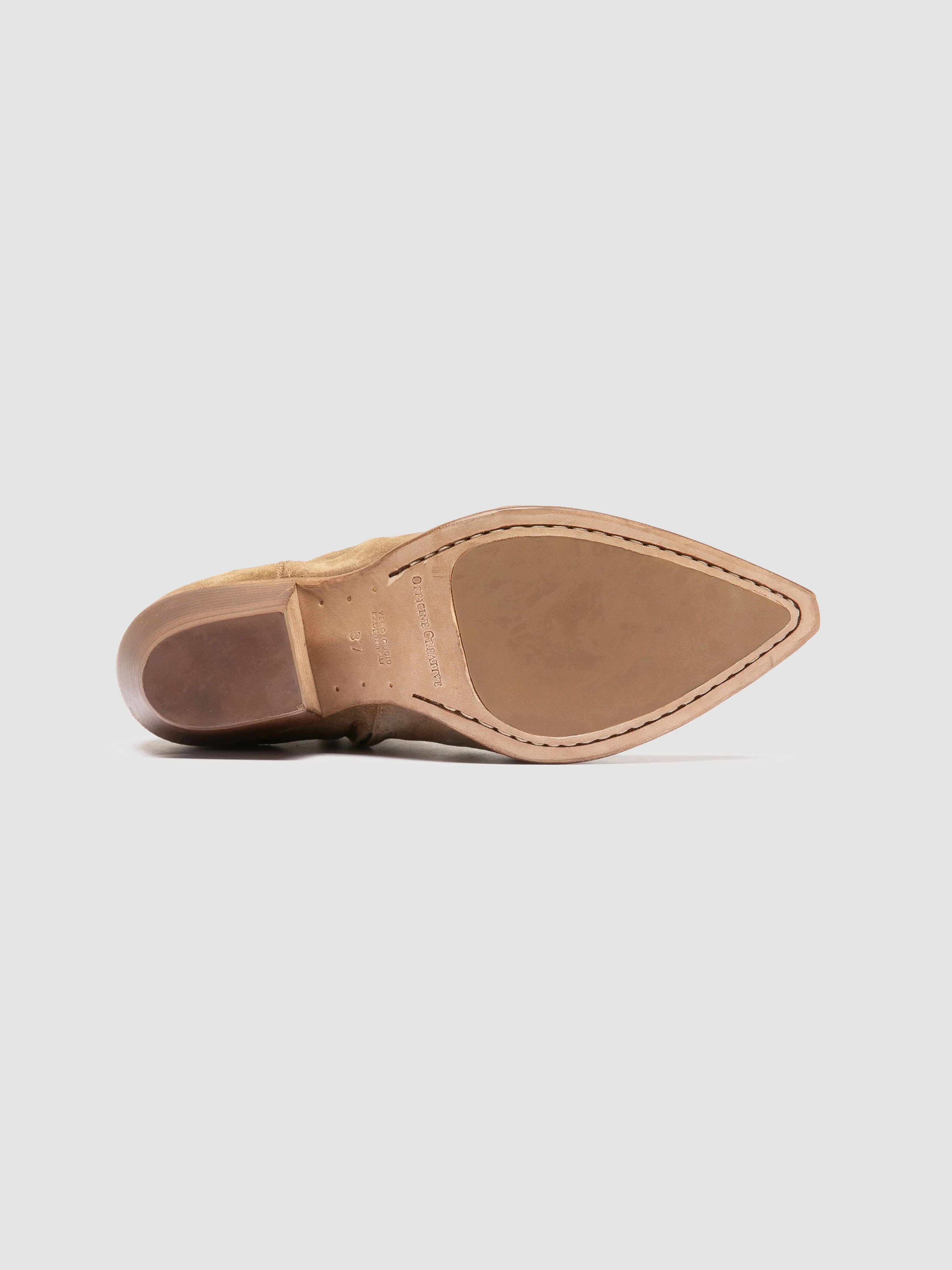 WANDA DD 103 - Brown Suede Zip Boots Abrasion resistant