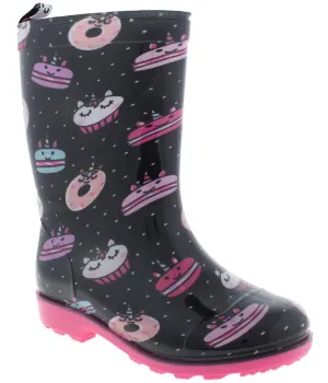 Heavy Duty Fit Anti Slip Sole Girls Desserts Jelly Rain Boot
