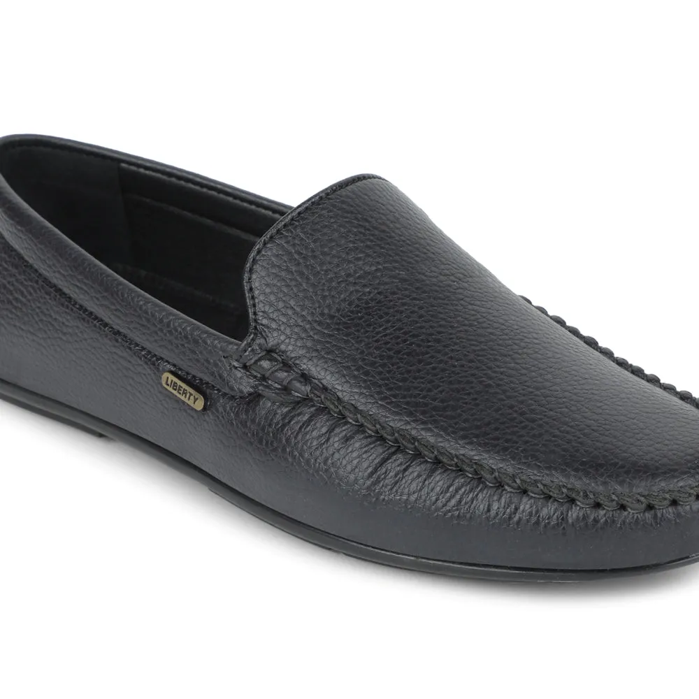 Commuter Shoes Fortune Navy Blue Casual Loafers For Men AVL-4 By Liberty