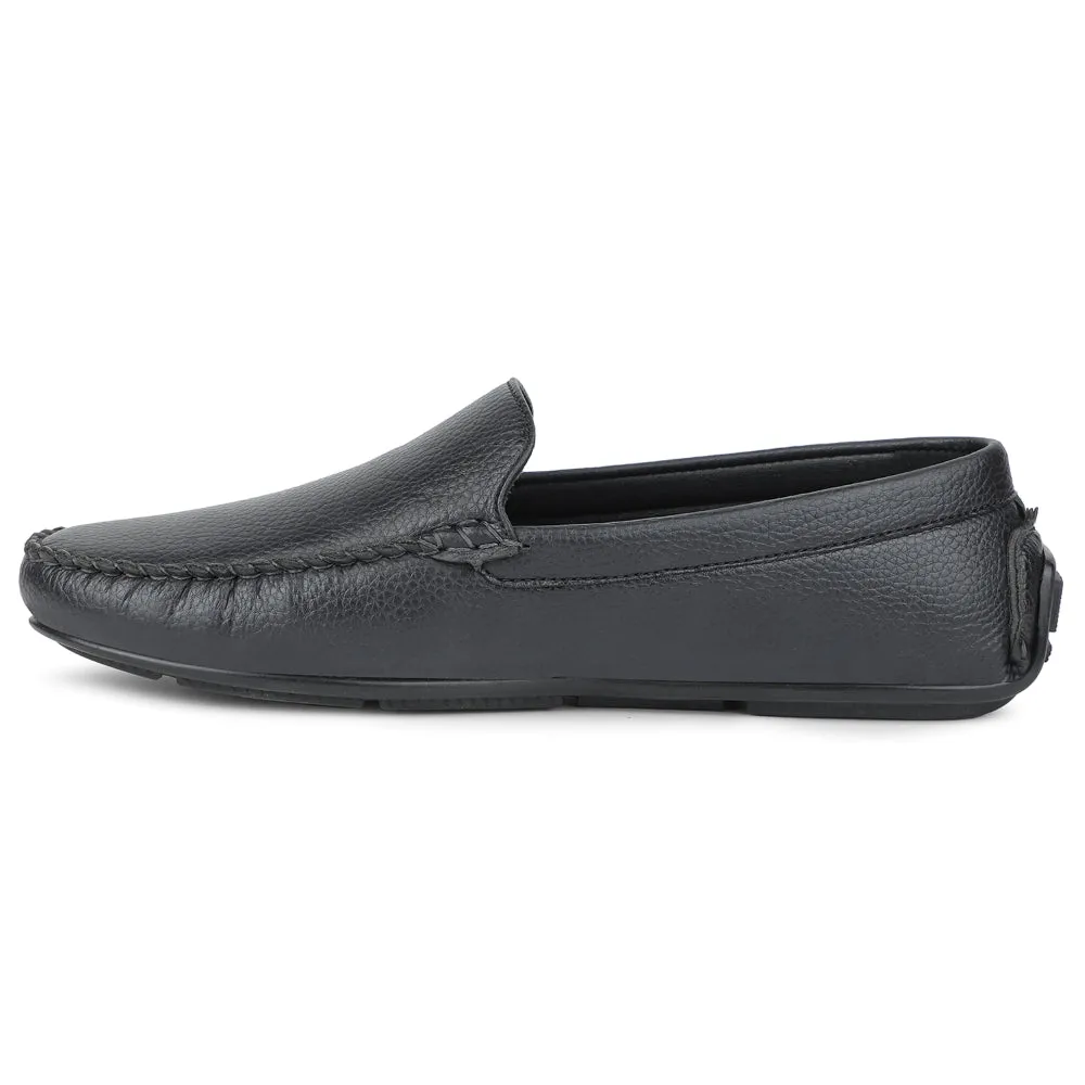 Fortune Navy Blue Casual Loafers For Men AVL-4 By Liberty Slip Resistant