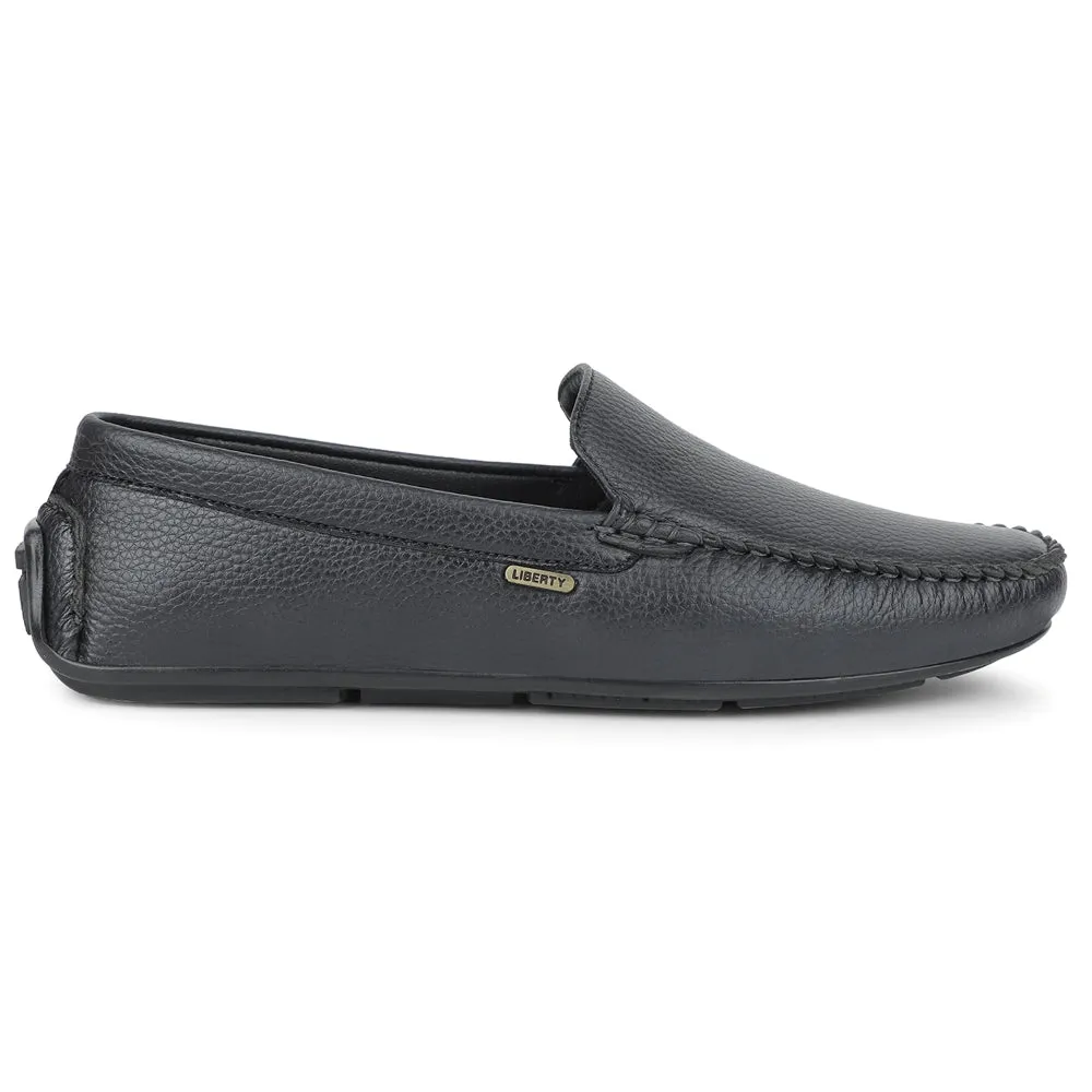 Fortune Navy Blue Casual Loafers For Men AVL-4 By Liberty Practical Fit
