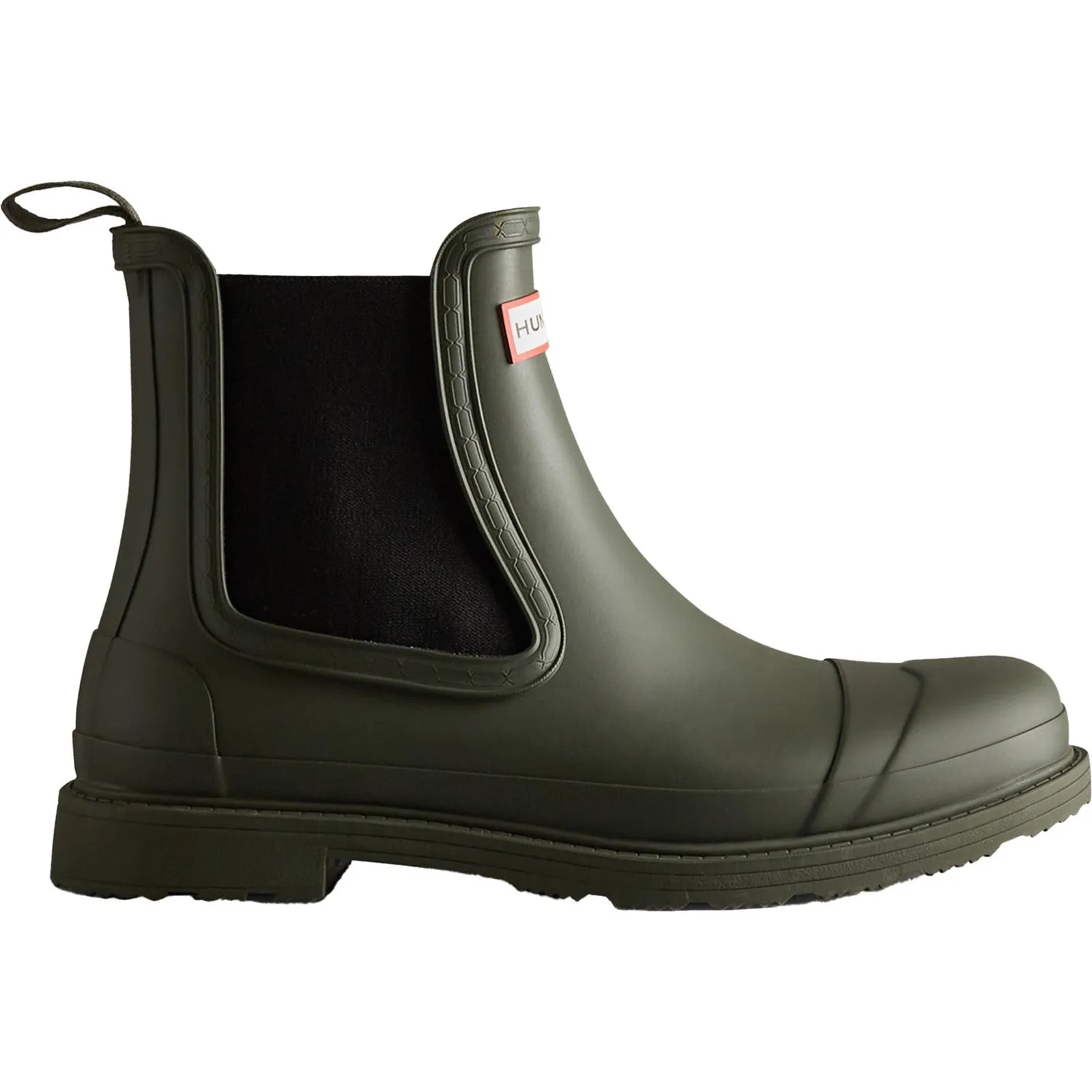 outdoor durability Active Wear Hunter Mens Commando Chelsea Boots Dark Olive