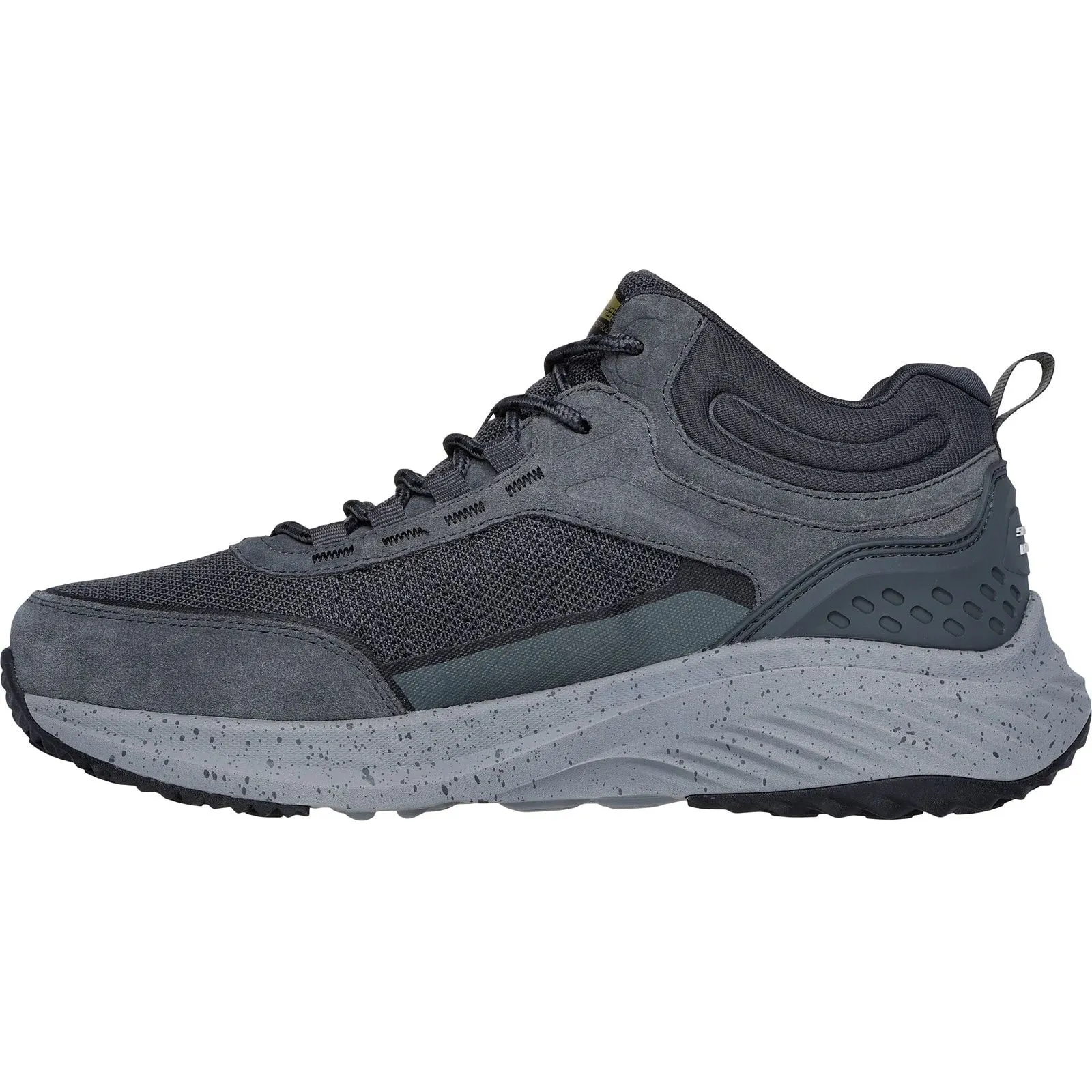 Outdoor Day Easy Fit Boots Skechers Mens Bounder Rse Hiking Boots Charcoal/Lime