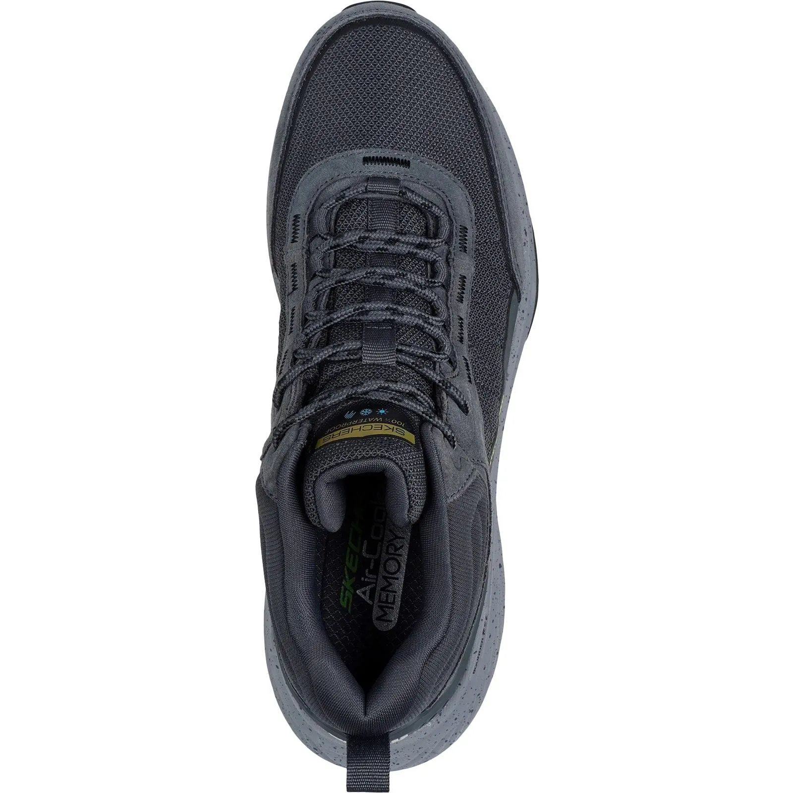 Nature Hike Skechers Mens Bounder Rse Hiking Boots Charcoal/Lime