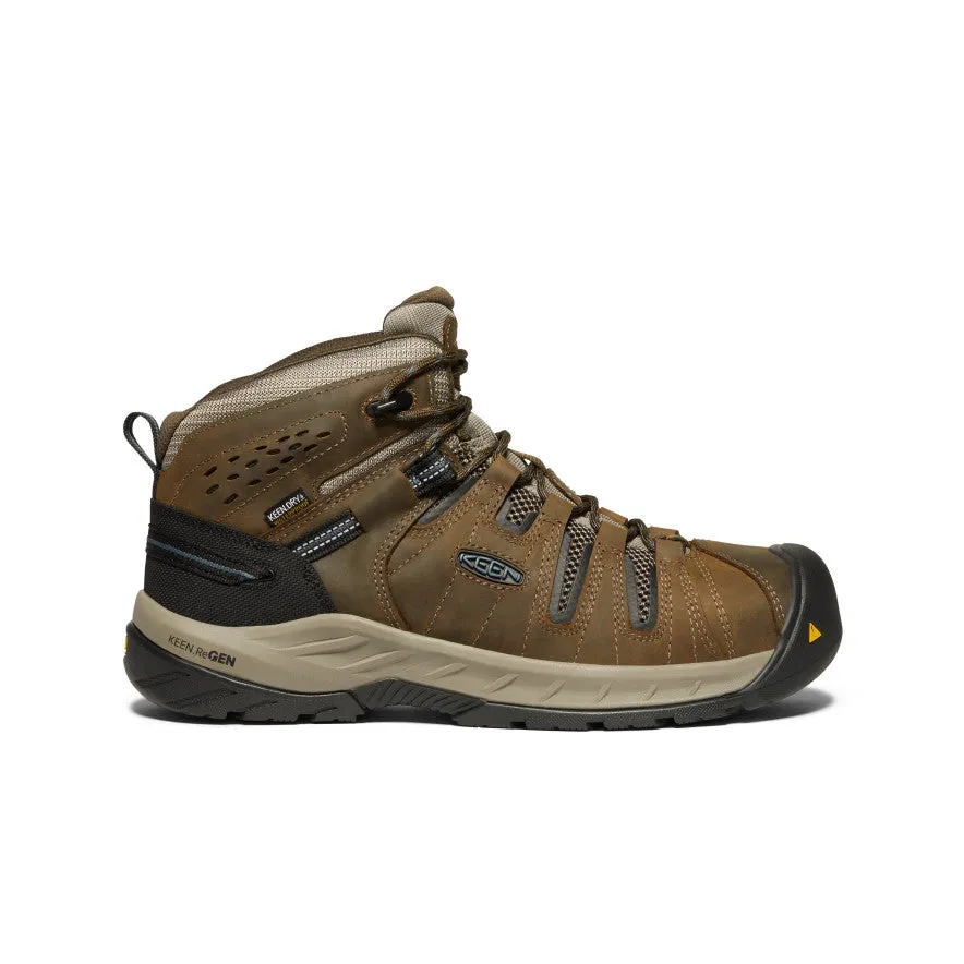 Men's Flint II Waterproof Boot (Steel Toe)  |  Cascade Brown/Orion Blue Alpine Zone Mud Terrain