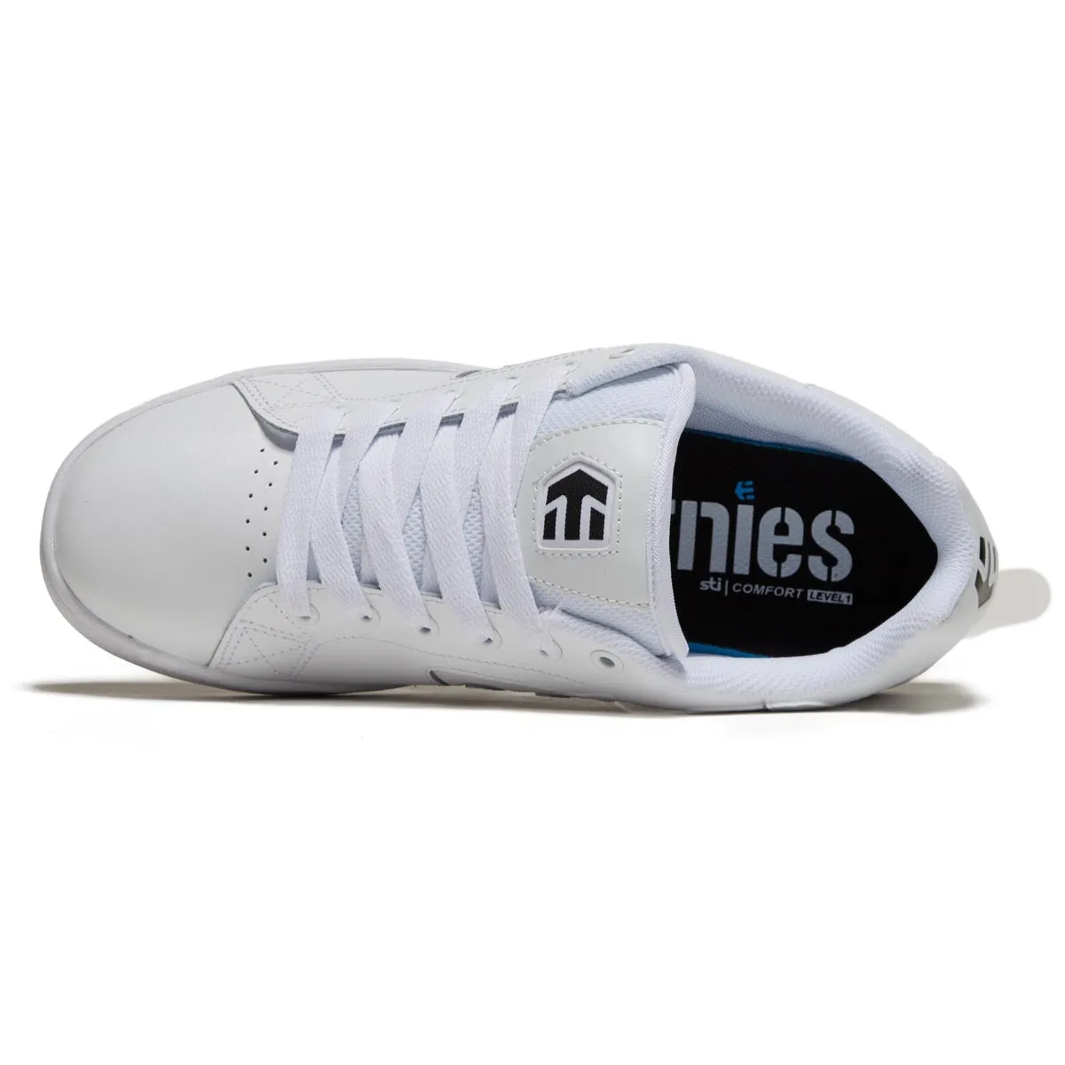 Etnies Callicut Shoes - White/Black Classic Edge Soft Ride