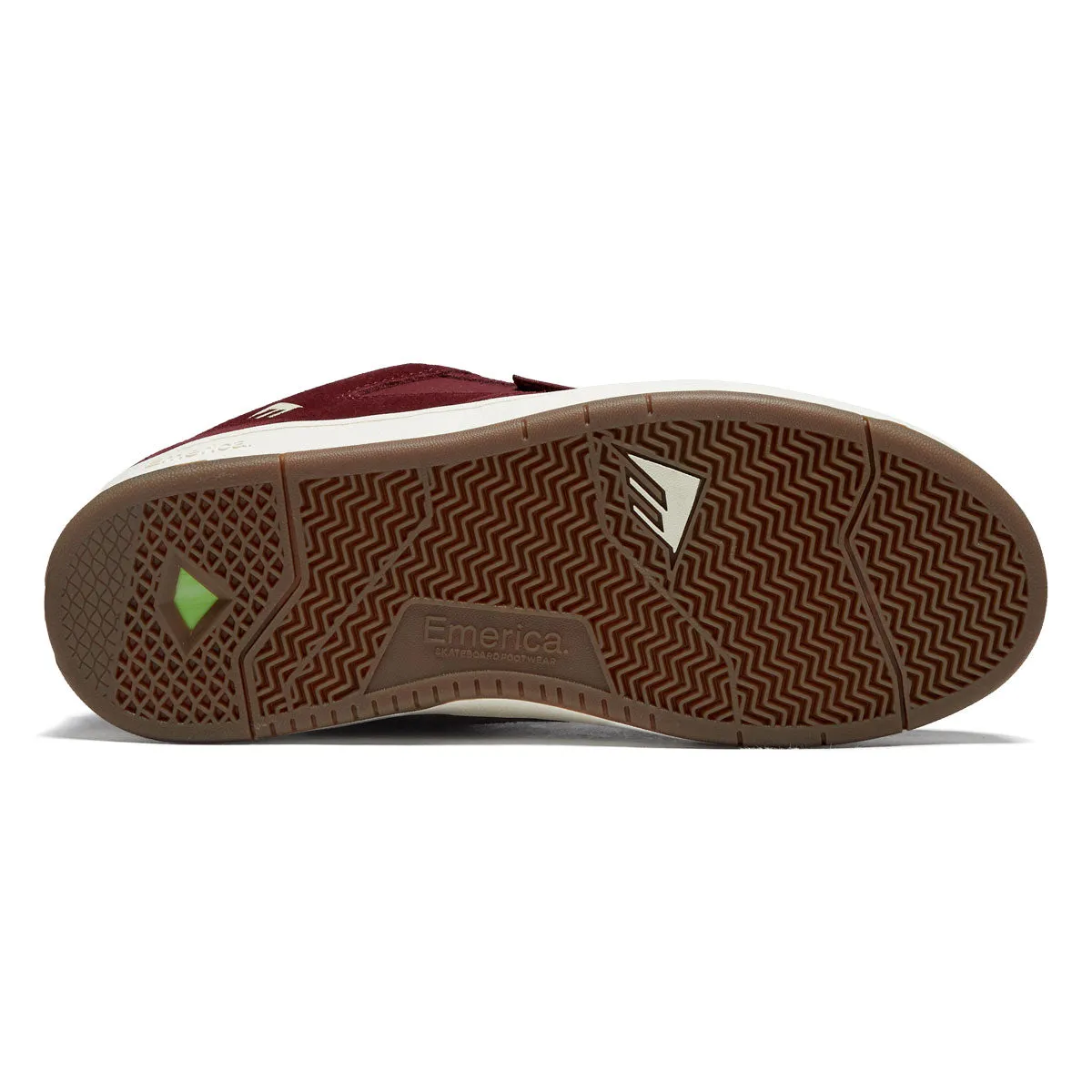 Extended Ride Emerica Mute Shoes - Burgundy