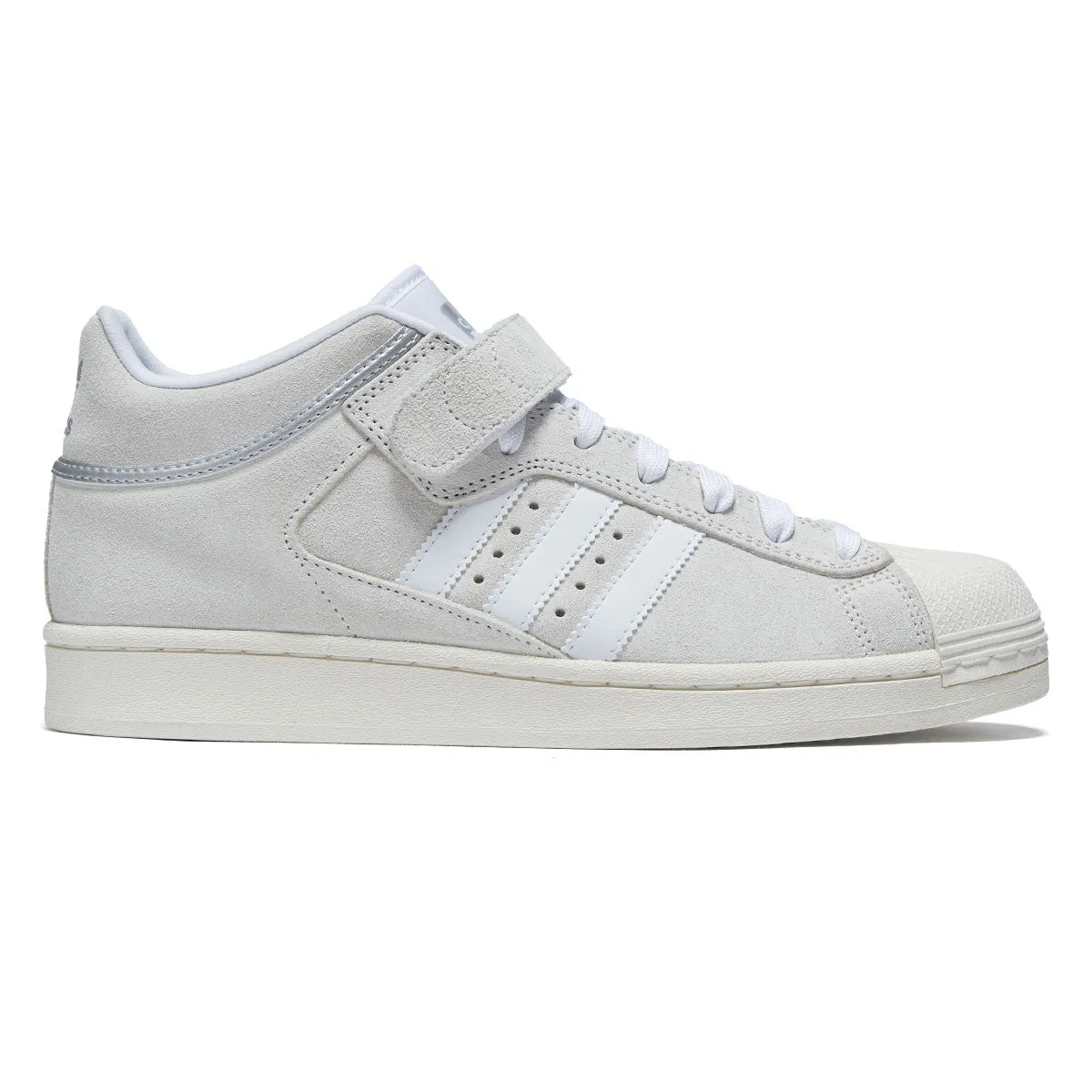 Adidas Pro Shell ADV Shoes - Ftwr White/Silver/Core White Weekend Energy