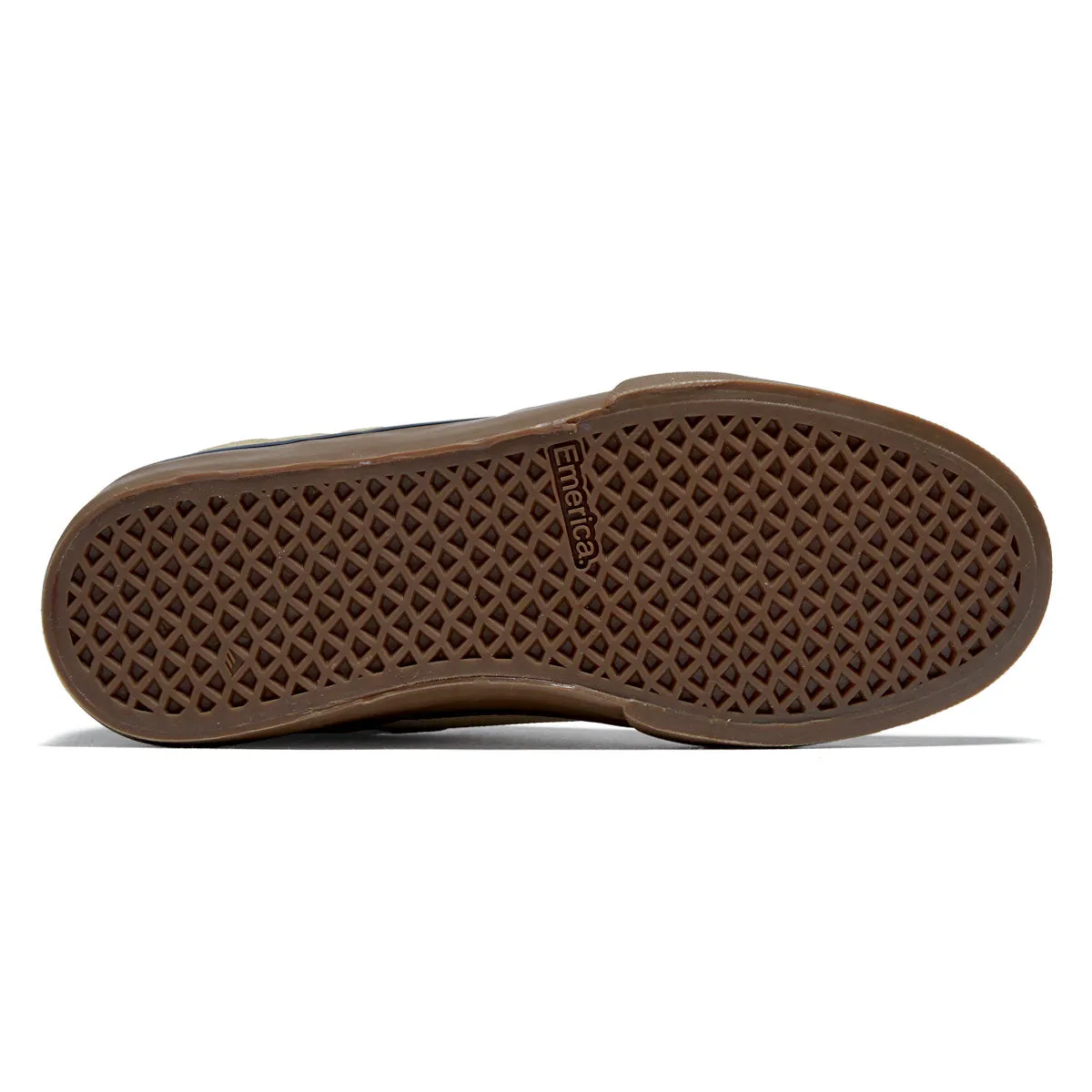Emerica The Low Vulc Shoes - Tan/Blue/Green Refined Style Shockproof