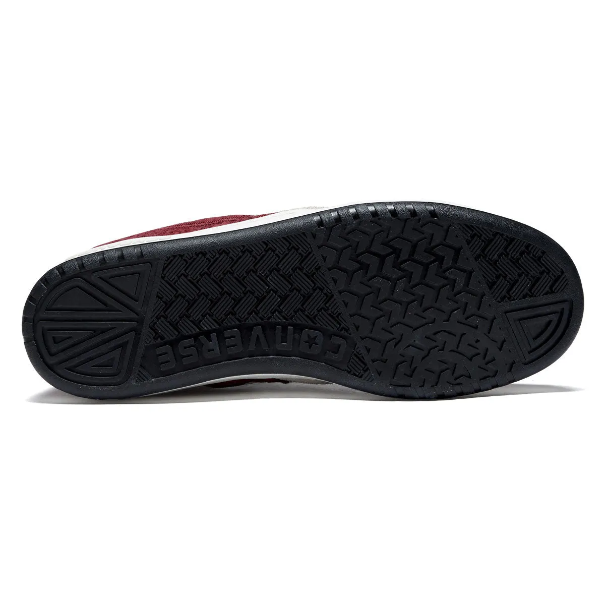 Airflow Lining Extended Ride Converse Fastbreak Pro Mid Shoes - Deep Bordeaux/Papyrus/Egret