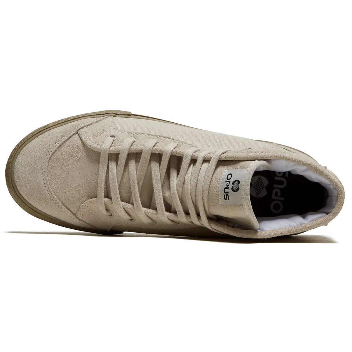 synthetic material Opus Court Hi Shoes - Cream