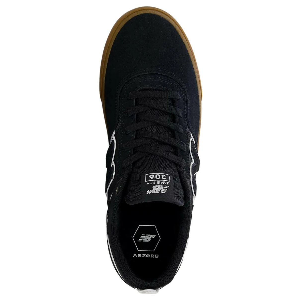 Skateboarding Fit New Balance - Jamie Foy 306 Shoes Black/Gum