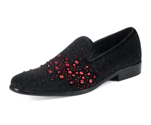 Ivano Black/Red Easy Travel Shoes Comfy Flex