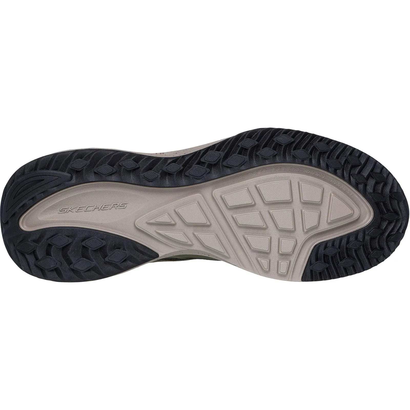 Lace Up Scenic Trek Skechers Mens Bounder Rse Hiking Boots Olive/Black