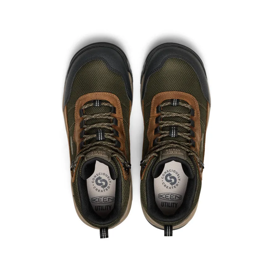 Men's Skokie Waterproof Work Boot (Soft Toe)  |  Forest Night/Black Rainforest Trek