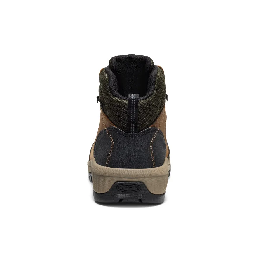 Anti-Slip Performance Trail Explore Men's Skokie Waterproof Work Boot (Soft Toe)  |  Forest Night/Black