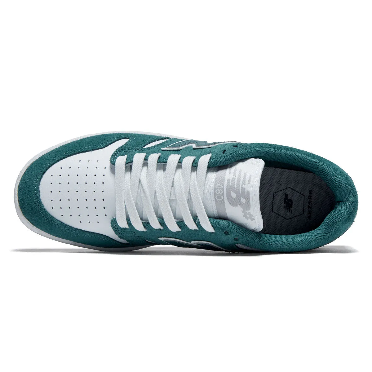 New Balance 480 Shoes - Vintage Teal/White Stylish Step