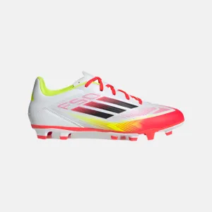 Insole Foam Sprint Drive Adidas F50 Club Firm/Multi-Ground Football Shoes -Cloud White/Core Black/Solar Yellow