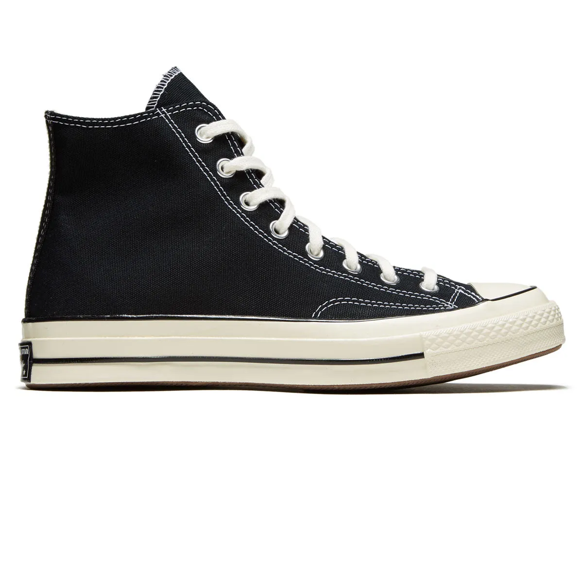 Skater Ready Glide Ride Converse Chuck 70 Hi Shoes - Black/Black/Egret