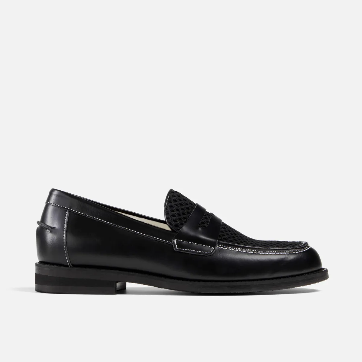 Wilde Black Rattan Penny Loafer - Men's Wet Grip Deep Shade