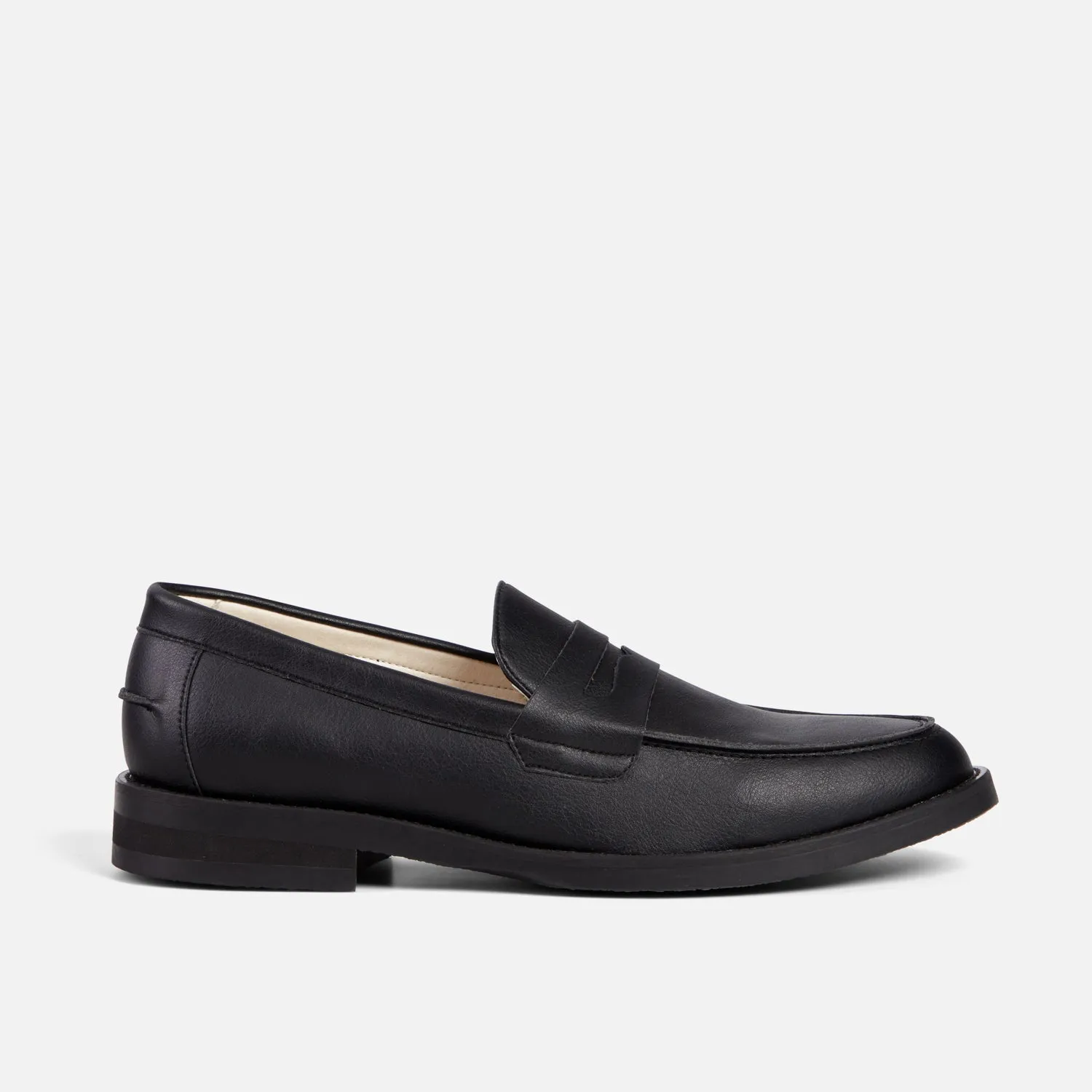 Chic Fit warm glow Wilde Black Vegan Penny Loafer - Men's