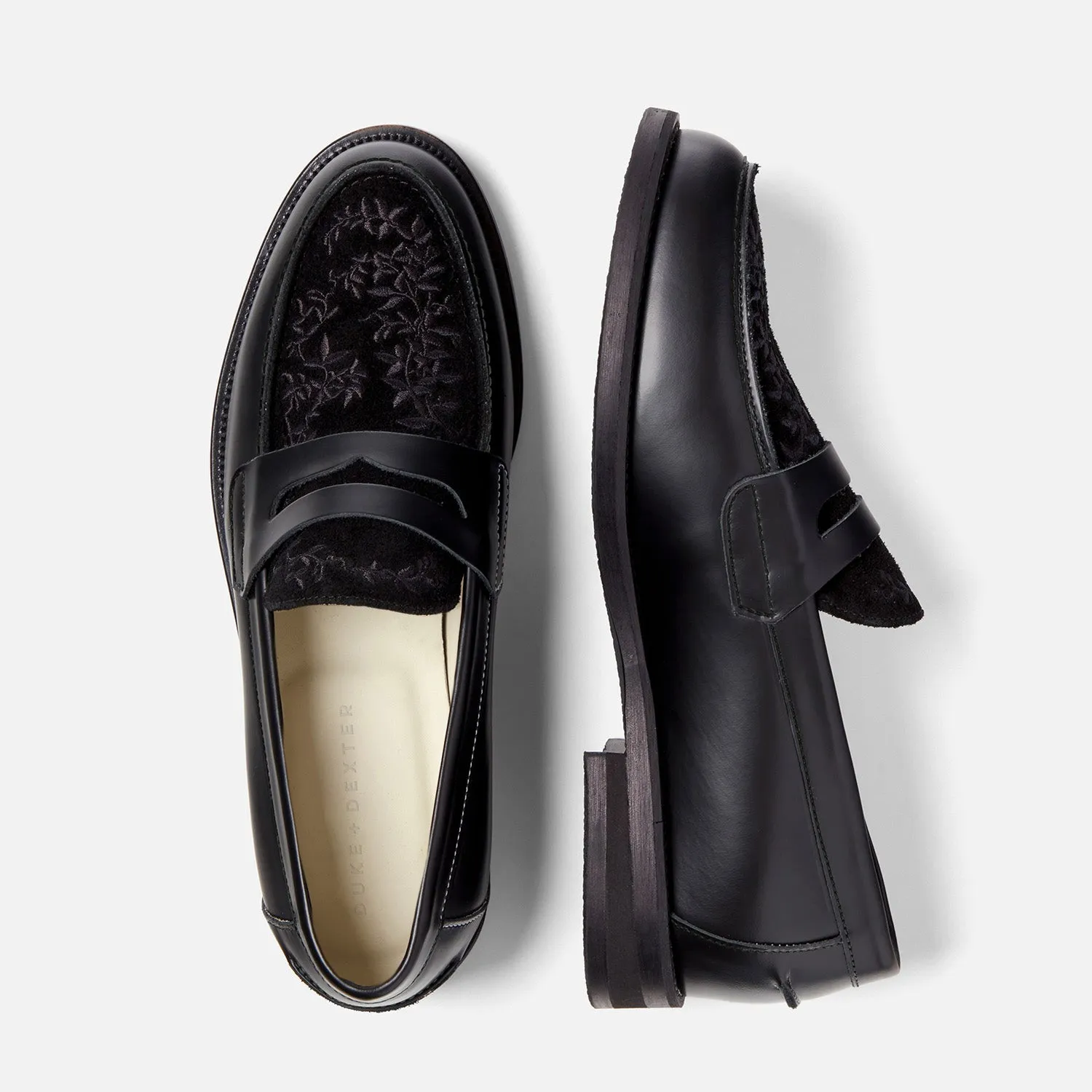 Wilde Black Vine Penny Loafer - Men's quick dry Mesh Cool