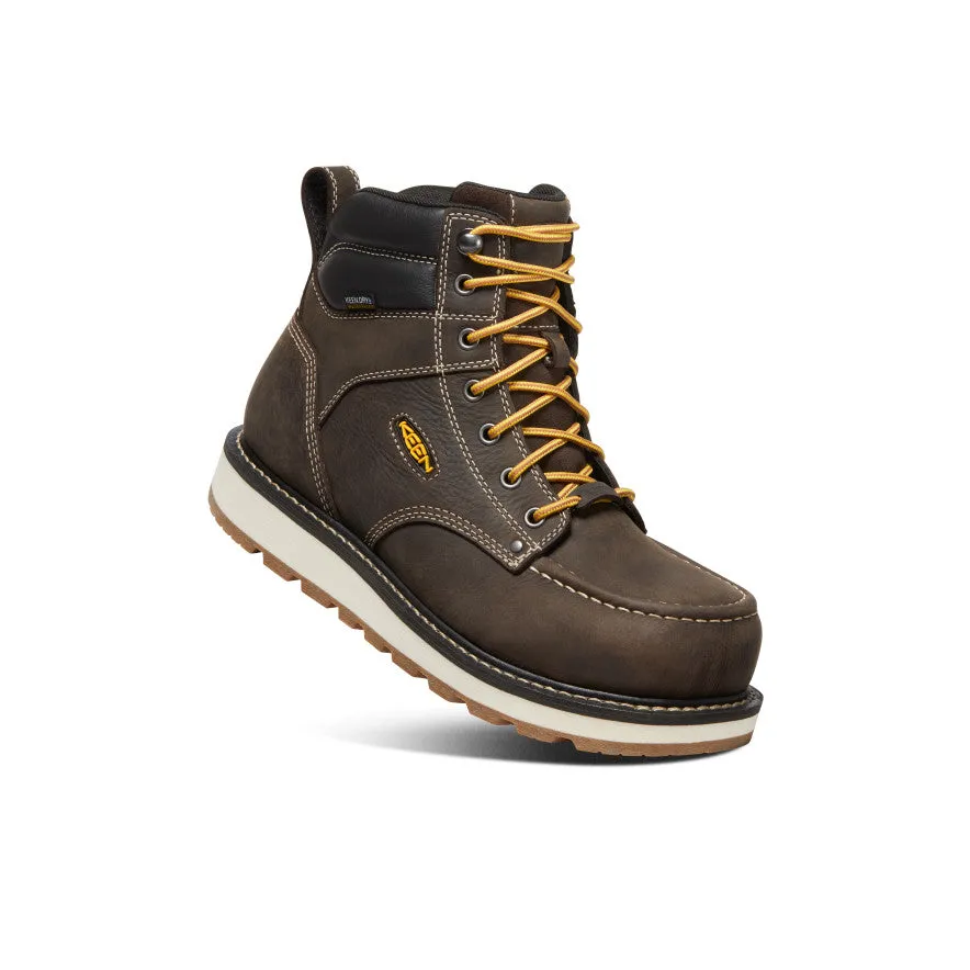 Men's Cincinnati 6" Waterproof Boot (Carbon Toe)  |  Dark Chocolate/Sandshell Trail Activity