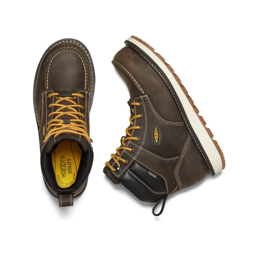 Men's Cincinnati 6" Waterproof Boot (Carbon Toe)  |  Dark Chocolate/Sandshell High Altitude Trekking