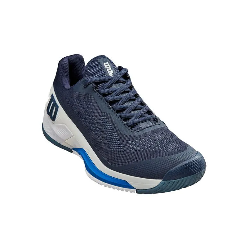 Path Free Quick Pack Wilson Men's Rush Pro 4.0 Tennis Shoes Navy White