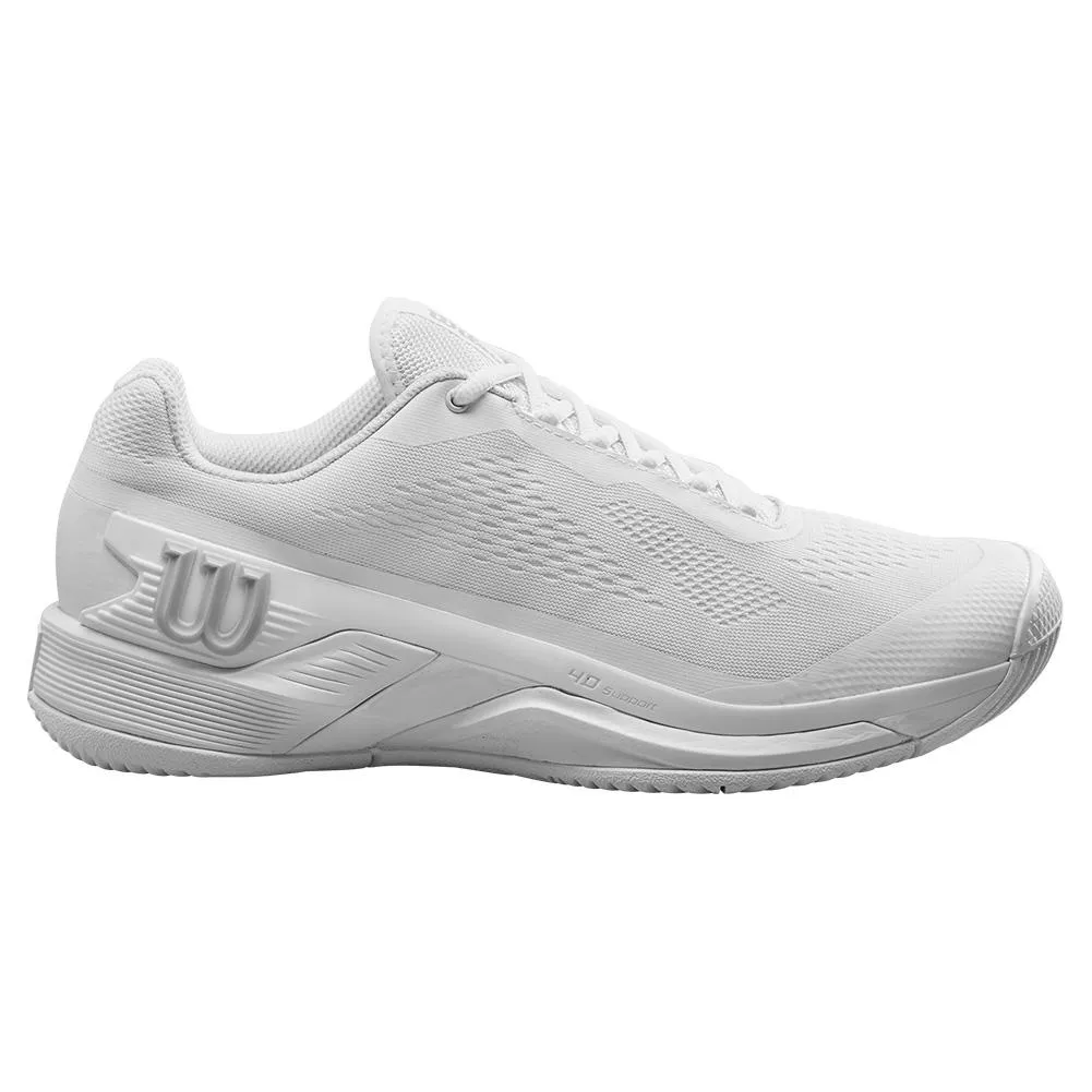 Vintage Mood Wilson Men's Rush Pro 4.0 Tennis Shoes White
