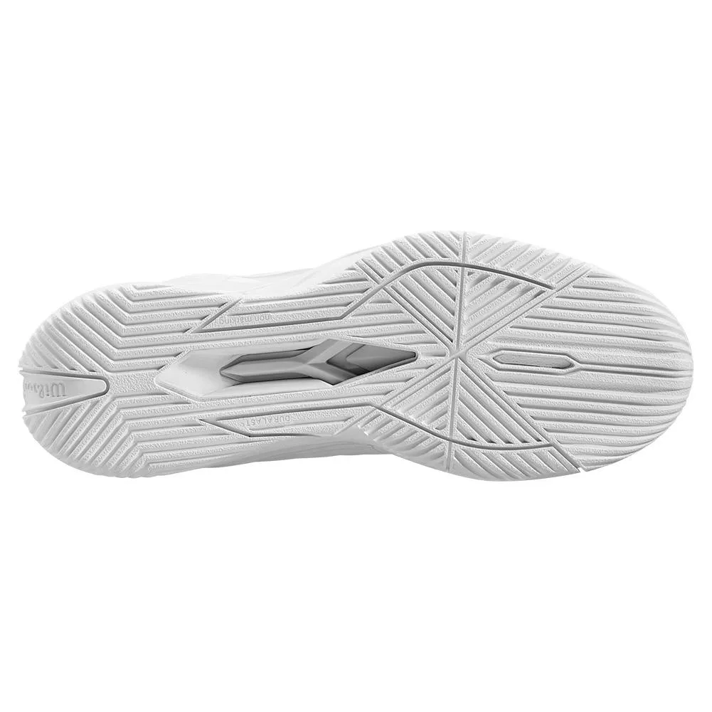 Canvas Denim Cool Wilson Men's Rush Pro 4.0 Tennis Shoes White