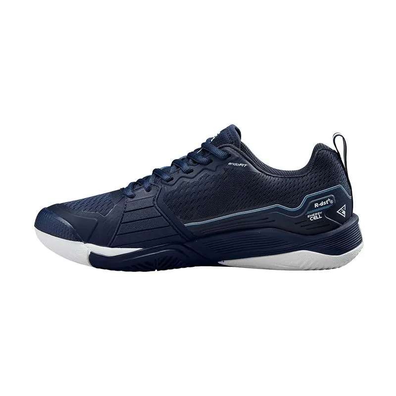 Wilson Men's Rush Pro 4.5 Tennis Shoes Navy White Padded Petite Fit