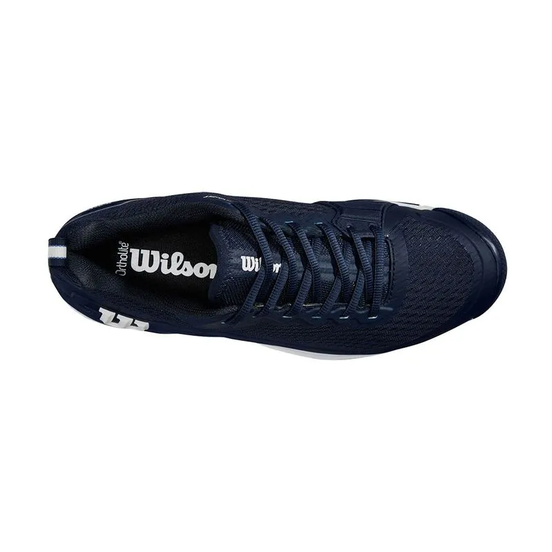 Wilson Men's Rush Pro 4.5 Tennis Shoes Navy White Hill Walk