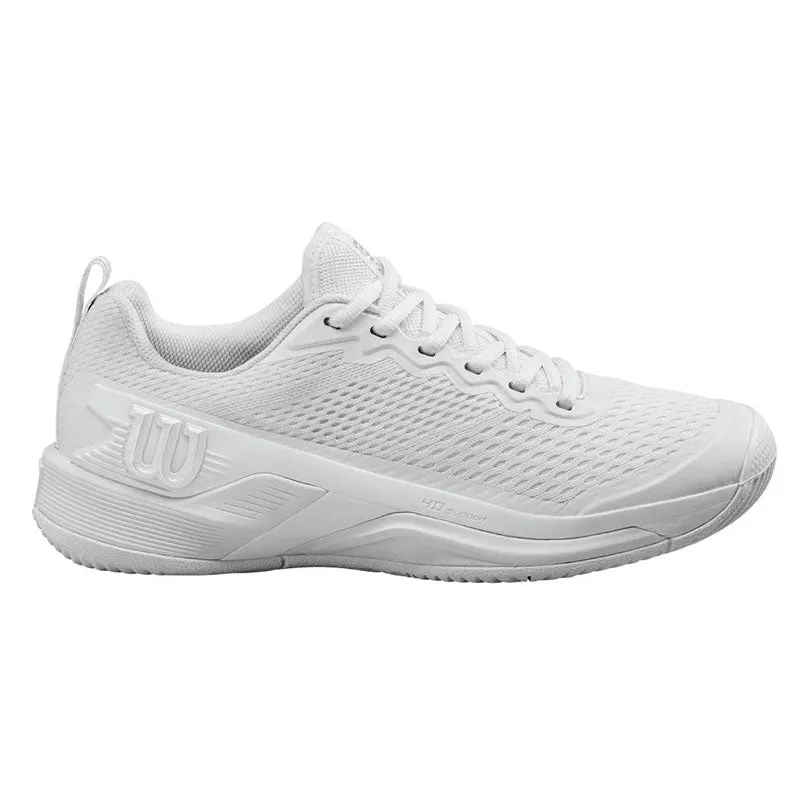 Adjustable Straps Wilson Men's Rush Pro 4.5 Tennis Shoes White