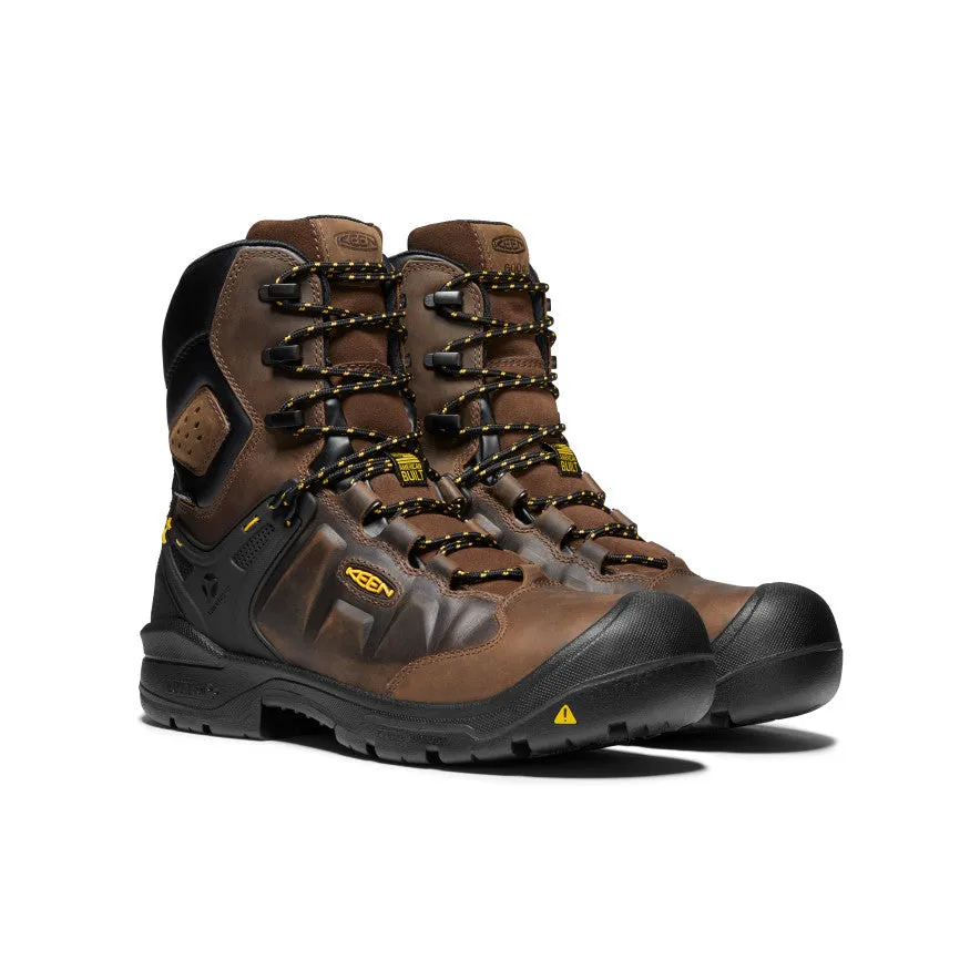 Men's Dover 8" Insulated Waterproof Boot (Carbon Toe)  |  Dark Earth/Black Athletic gear Resistant to wear