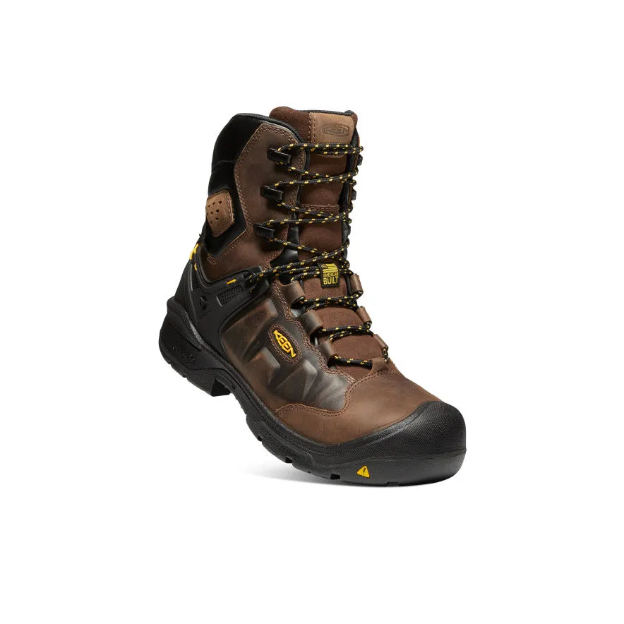 Speed Boots Men's Dover 8" Insulated Waterproof Boot (Carbon Toe)  |  Dark Earth/Black
