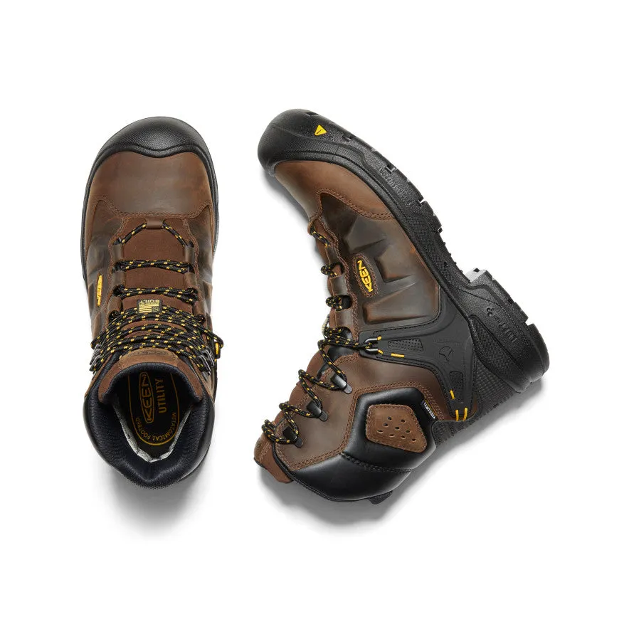 Forest trail Men's Dover 8" Insulated Waterproof Boot (Carbon Toe)  |  Dark Earth/Black