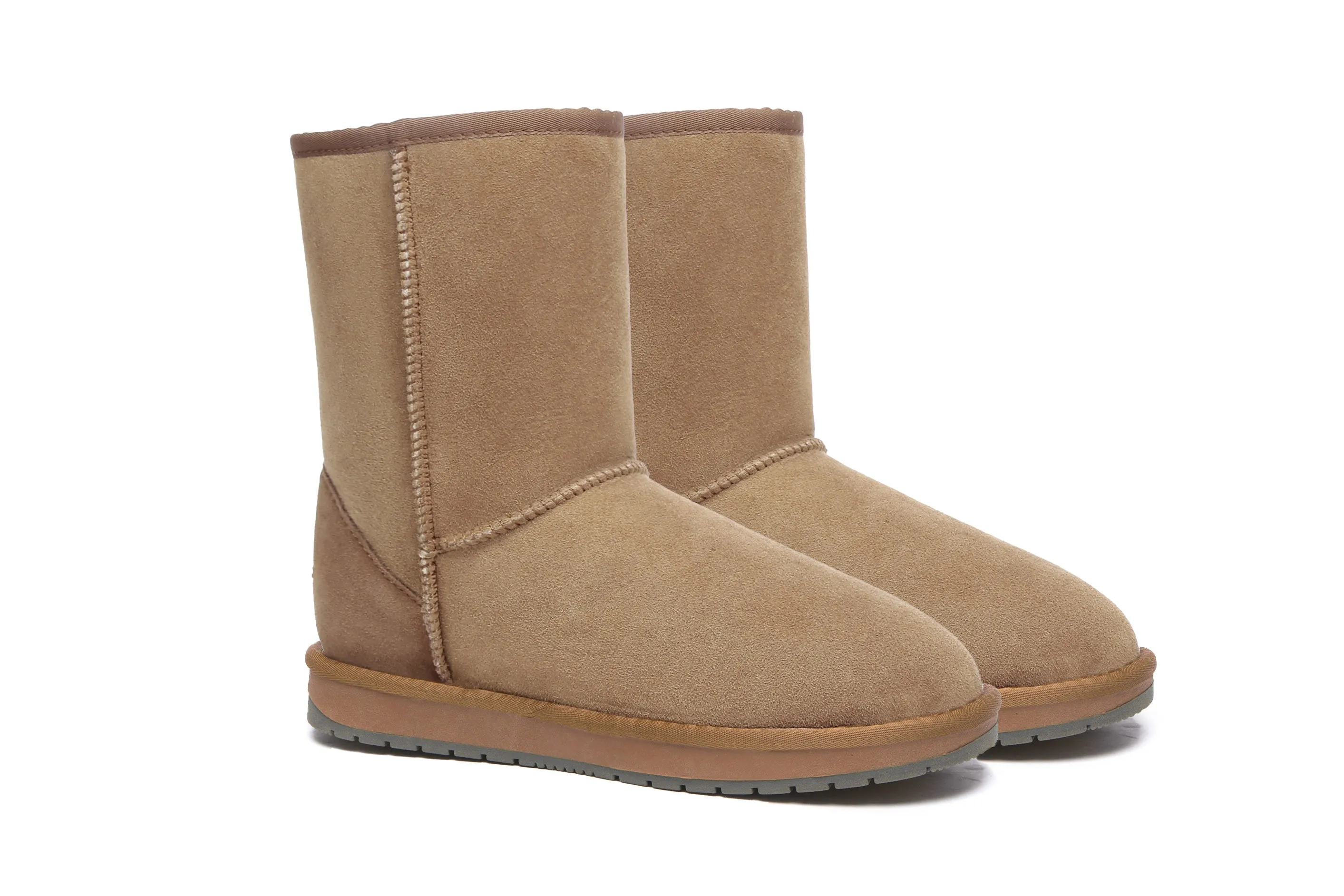 AUSTRALIAN SHEPHERD? UGG Boots Double Face Sheepskin Wool Short Classic Chilly Footwear Heavy Snow Boots
