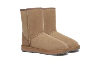 Outdoor Comfort Snowy Trekking AUSTRALIAN SHEPHERD? UGG Boots Double Face Sheepskin Wool Short Classic