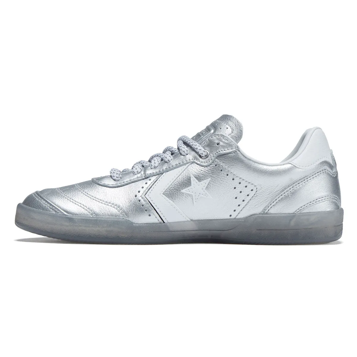 Converse Louie Lopez Pro 2 Shoes - Silver/White/Black Strong Sole Street Edge