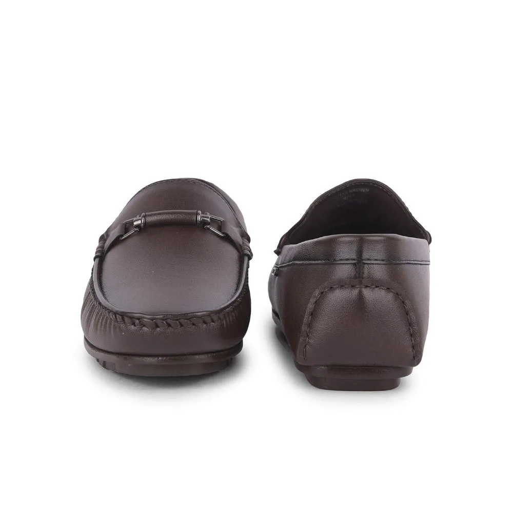 Fortune By Liberty Mens VCL-107 Brown  Formal Loafers Travel Light Elegant Cushioning