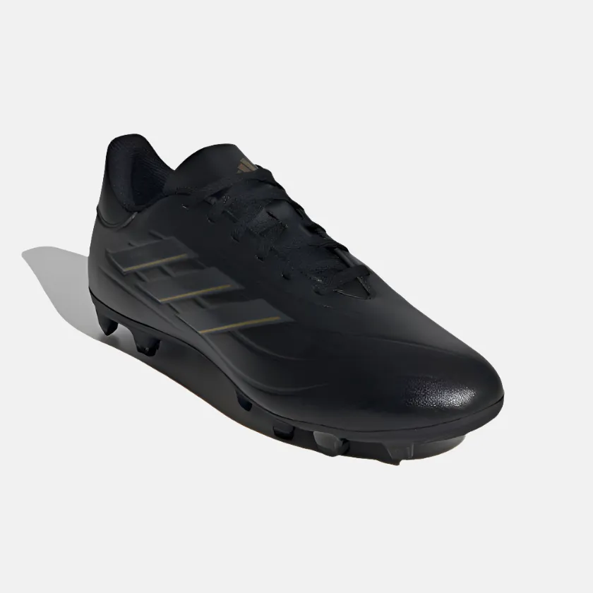 Quick Push Anatomical fit Adidas Copa Pure 2 Club FXG Men's Football Shoes -Core Black/Carbon/Goldmet