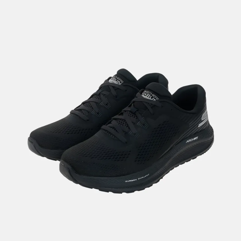 Performance running Comfortable Toe Skechers Go-Run Persistence Men's Running Sheos -Black